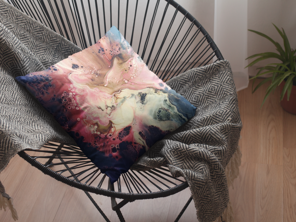 €36.53 €31.05 when you buy 2+
  Size:50 x 50 cm       
  Type: Cover + Insert

Accent cushions with original art, for that instant zhuzh factor in any room
Soft and durable 100% spun polyester cover with an optional polyester fill/insert
Full-color double-sided design printed for you when you order
Concealed zip opening for a clean look and easy care
For a plump finish, use an insert/fill that is bigger than the cover